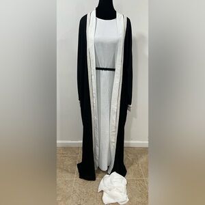 NEW🖤🤍Elegant Black and White kaftan from Dubai